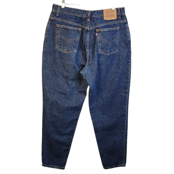 Levi's 550 Relaxed Fit Tapered Leg Vintage 90's Medium Dark Wash Denim Jean 18WS - Picture 6 of 16